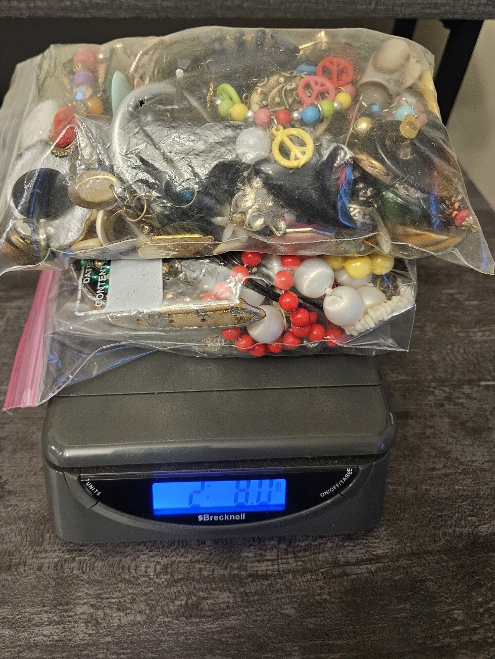 2.8lb Junk Jewelry Lot- Repurpose DIY Crafts Junk Jewelry Art